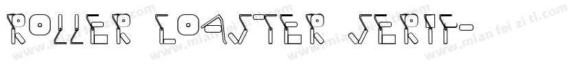 Roller Coaster Serif字体转换